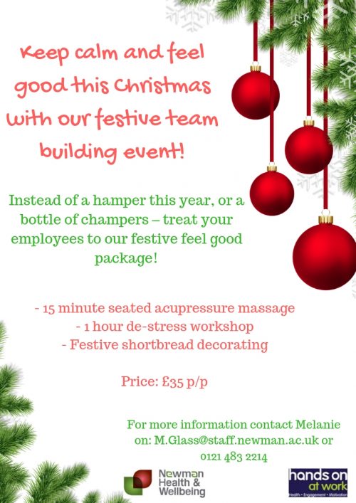 Wellbeing treat for Christmas